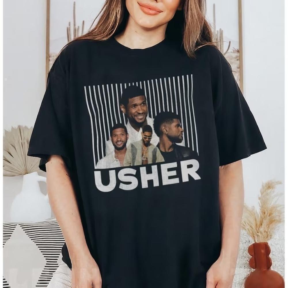 Usher Bootleg Inspired Rnb Music Fan TShirt